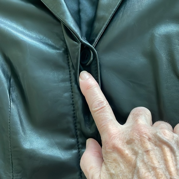 Theory lamb leather jacket 4 - Picture 8 of 9